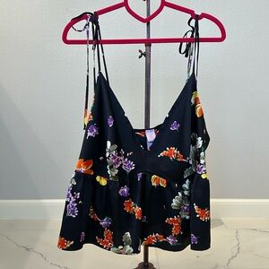 Savage X Fenty Night Blooms Satin Camisole